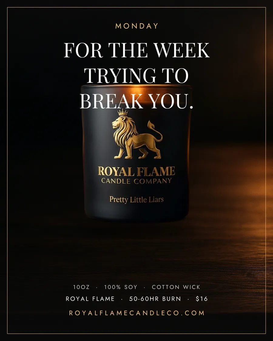 Royal Flame Candle Co ad