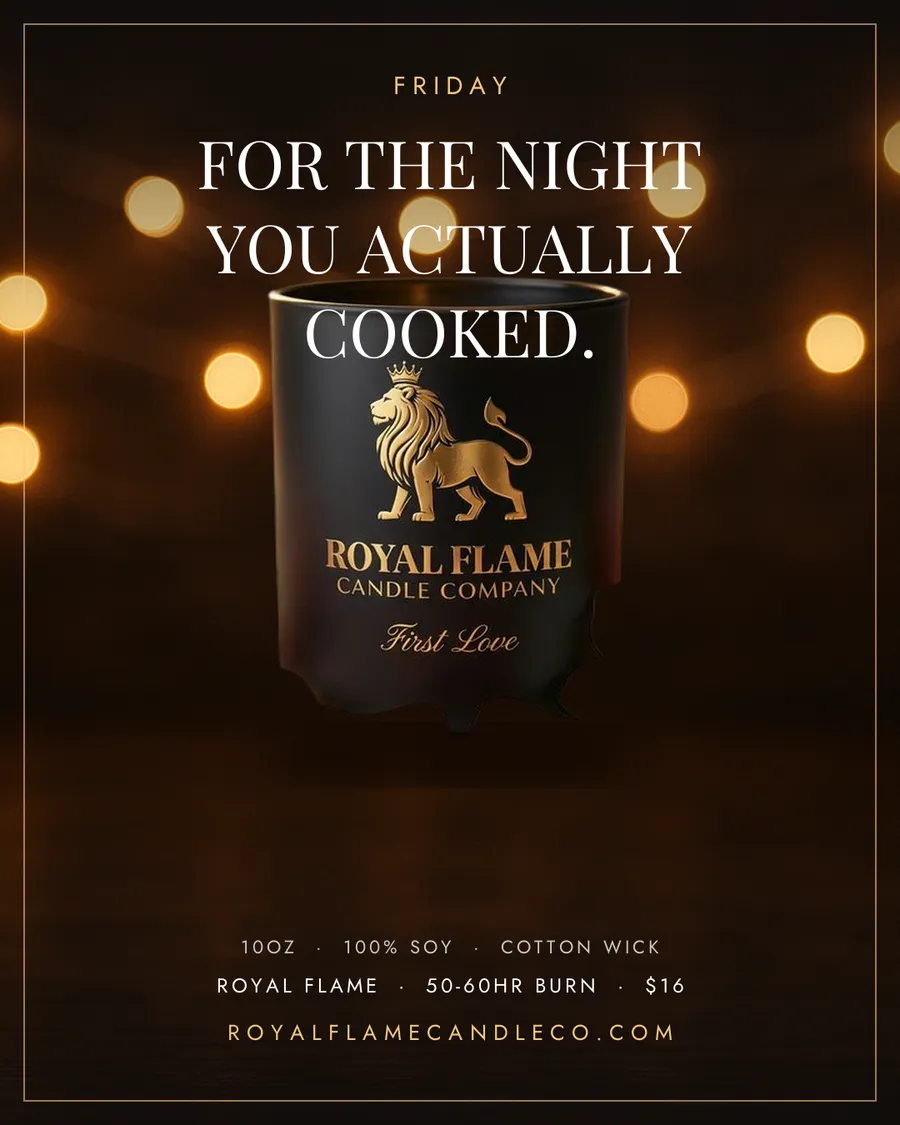 Royal Flame Candle Co ad